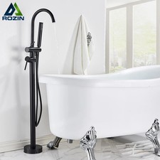 Floor Standing Bathtub Faucet 7 Colors Free Standing Bathroom Shower Faucet