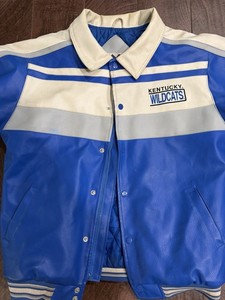 Vintage 1990’s University Of Kentucky Wildcats Leather Jacket