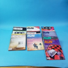 Bundle of 10 RUN Magazine the Commodore 64 -128 user guides 1987 mixed months