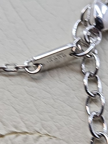  Gucci Halskette, läuft GG Anhänger, 18 Karat Weißgold, 16 Zoll  - Bild 7 von 11