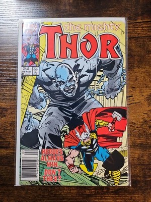 The Mighty Thor # 376 Marvel Comic Book Odin Loki Asgard