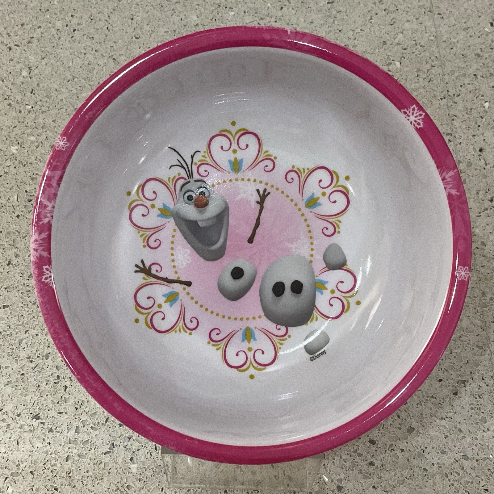 Zak! Designs Disney Frozen Olaf 5.5" Melamine Child&rsquo;s Cere