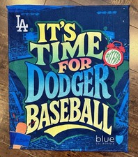 LA Dodgers It’s Time For Dodger Baseball Rally Towel 2025 SGA 9/30/25 Wild Card