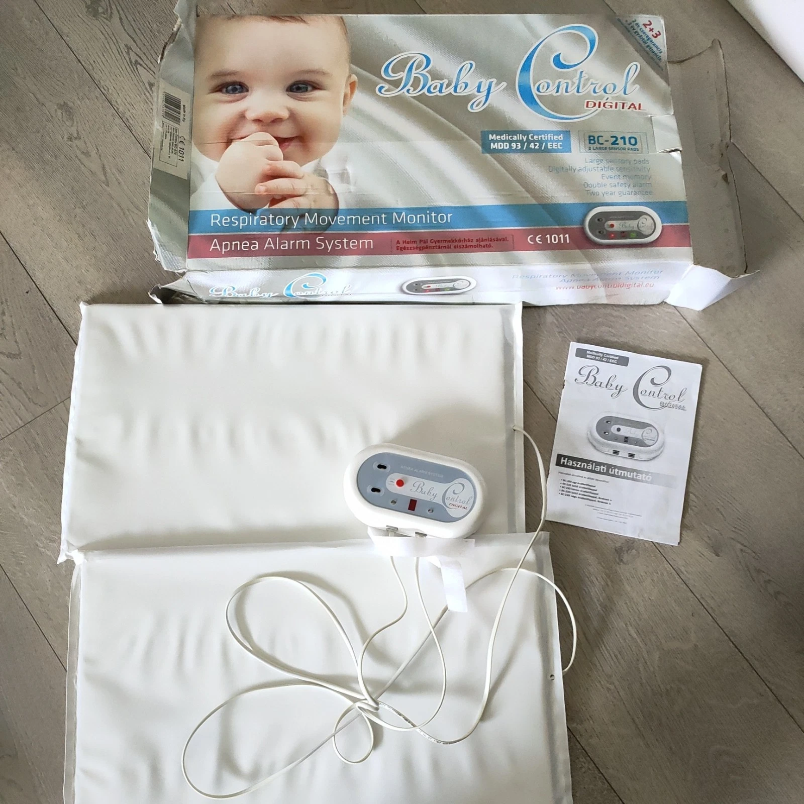 Respiratory Movement Baby Breathing Monitor Large Double Mat Apnea Alarm System