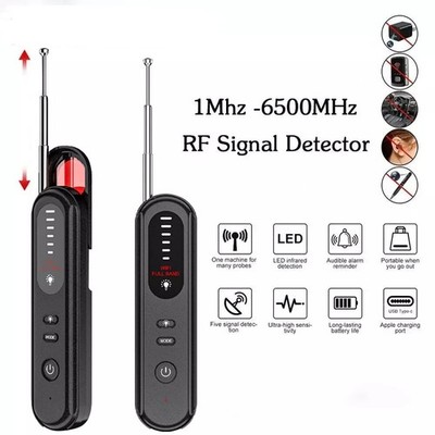 Hidden Camera Detector Anti Spy Bug GPS Tracker Finder Scanner Device Hotel Car