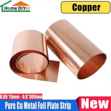 99.9 Flexible Pure Cu Metal Foil Plate Strip 0.01 1mm Thick Copper Sheet Roll