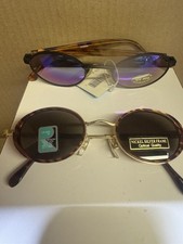 John Lennon Style Sunglasses Round Set Of 2 Vtg Style 70s Hippie Glasses Lot 11