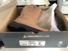 Delta Plus Rigger Boots Brown SAKHA S3 SRC UK 10 EUR 44 BRAND NEW