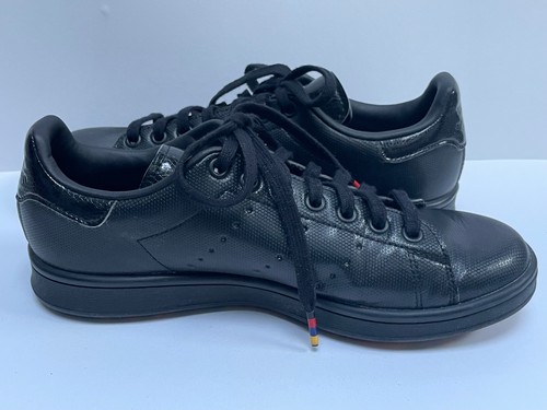 Zapatos de golf ADIDAS sin clavos Reino Unido 7 negros entrenadores Stan Smith impermeables UE 40 2/3 - Imagen 12 de 18