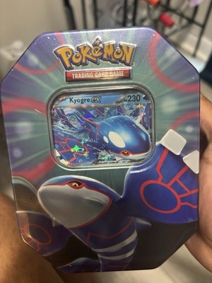 Pokémon Azure Legends Tin Kyogre EX 40ct Stackable Tin Xerneas