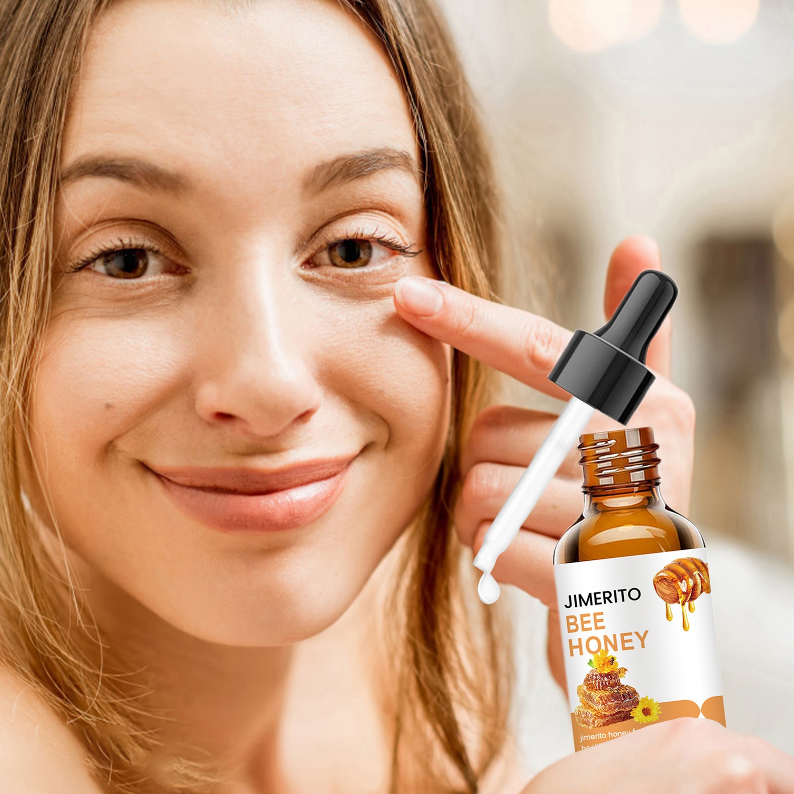 Jimerito Bee Honey for Eyes Jimerito Clear Eye Drops for Eyes Strain Red Eyes
