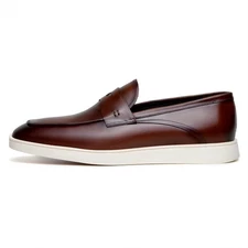 Belvedere Men's Maurizio Hybrid Penny Loafer Cognac