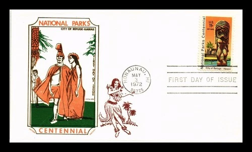 DR JIM STAMPS US COVER CITY OF REFUGE HAWAII AIR MAIL FDC SCOTT C84 JACKSON