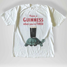 Have a Guinness When You're Tired Funny Irish Beer Turtle Graphic T-Shirt