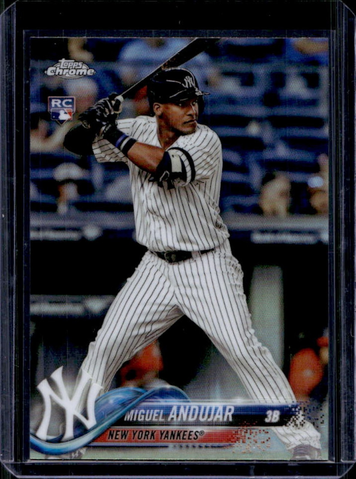 2018 Topps Chrome Miguel Andujar RC Refractor Rookie #14 Yankees