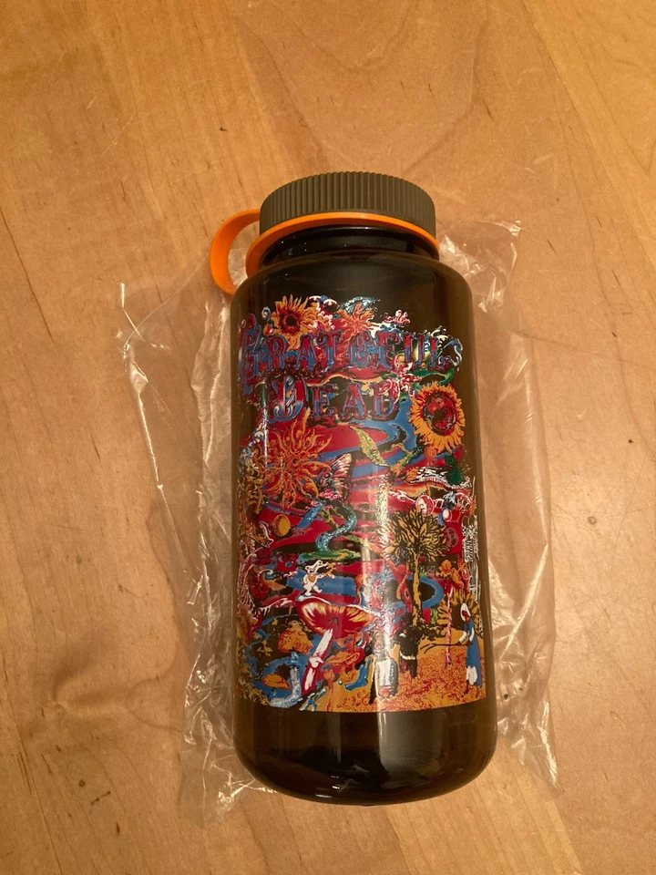 NOVO Grateful Dead Nalgene Raro Ltd. Edição Grow Poster Garrafa com Roubo de Flores - Imagem 4 de 4