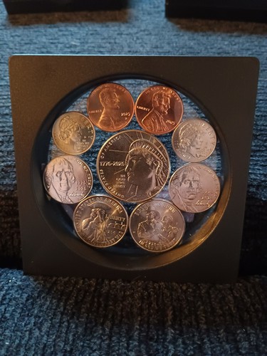 9-Coin Set 1776-2026 250th Anniversary Coins 2025 PD Last Pennies Table Display 