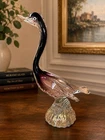 Vintage Murano? Art  Glass 11” Tall Duck/Goose Figure. Beautiful