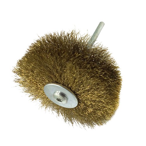 2 Pack Wire Flower Head Buffing Polishing Wheel Stainless Steel Brush Rotary