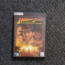 2003 Lucas Arts Indiana Jones & the Emperor's Tomb PC CD-ROM gioco CIB versione EU