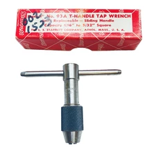 Starrett 93A  T-Handle Tap Wrench 1/16"- 3/16"  - Machinist - Toolmaker