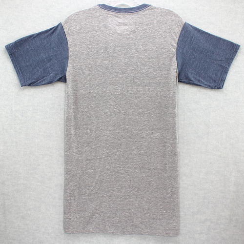NEW Sporting Kansas City Fanatics Tri-Blend Pocket Small Logo T-Shirt Gray/Navy - Picture 3 of 7