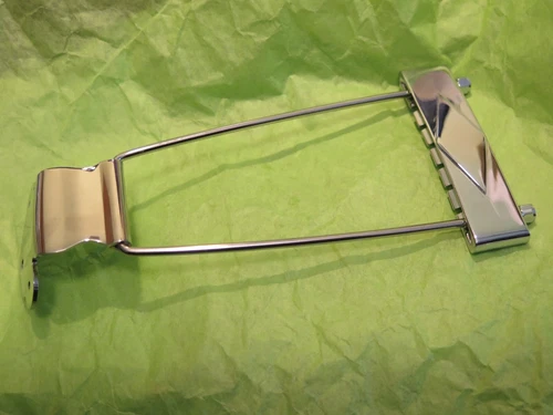 vintage Gibson 2010 chrome trapeze tailpiece for es-330 125 135 335 thinline