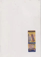 OLD NICK CANDY BAR MATCHBOOK .FREE SHIPPING & TRACKING IN U S