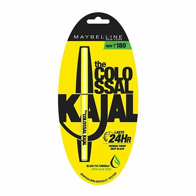 MAYBELLINE NEW YORK COLOSSAL KAJAL EYE LINER KOHL BLACK SMUDGE PROOF 0,35g