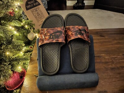 Nike Benassi JDI Print Slide Womens SANDAL CU4755-001 Black/Animal Print