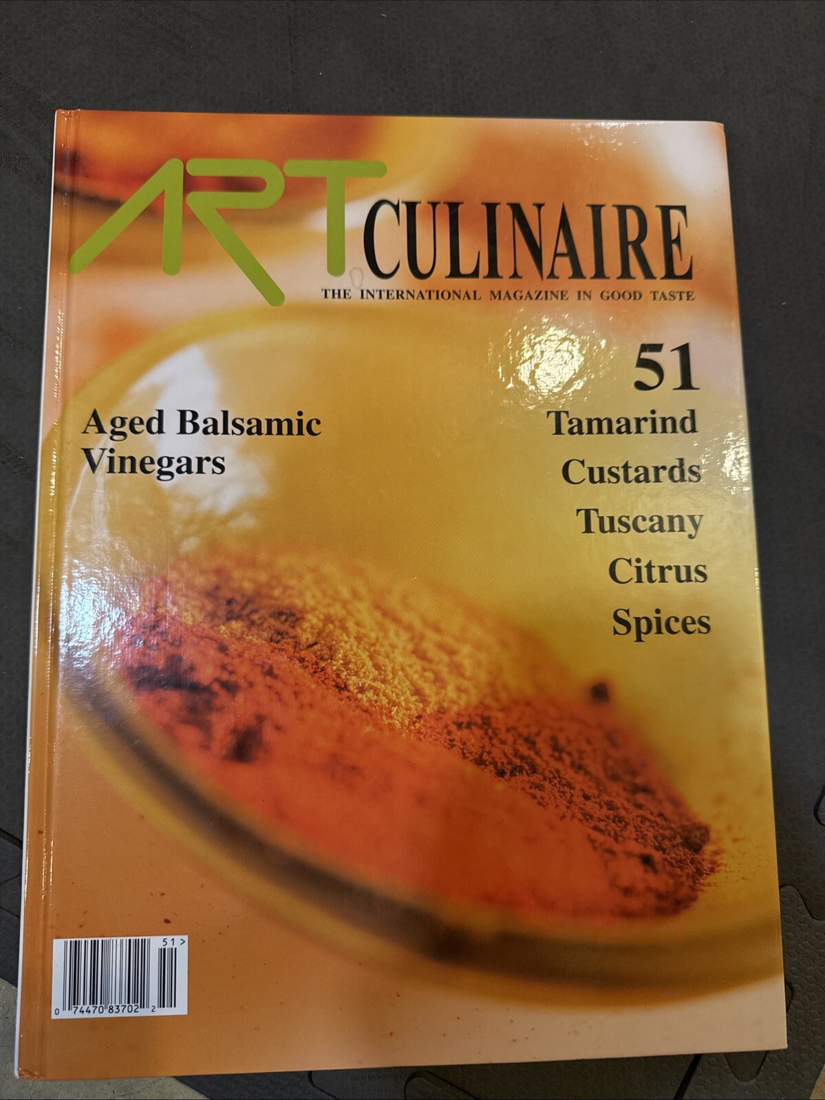 Art Culinaire No 51 Intl Magazine Cookbook Gourmet Vtg 1998/1999