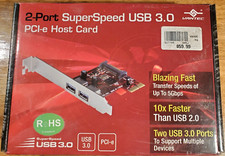 Vantec 2 port Super Speed USB 3.0 PCl-e Host Card Sealed new in box