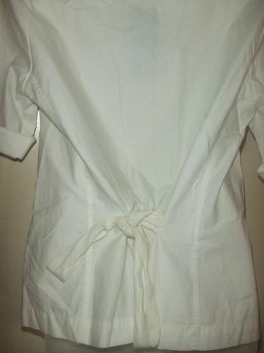 DEVERNOIS CHEMISIER 100% COTON TAILLE 38 BLANC - Picture 11 of 12