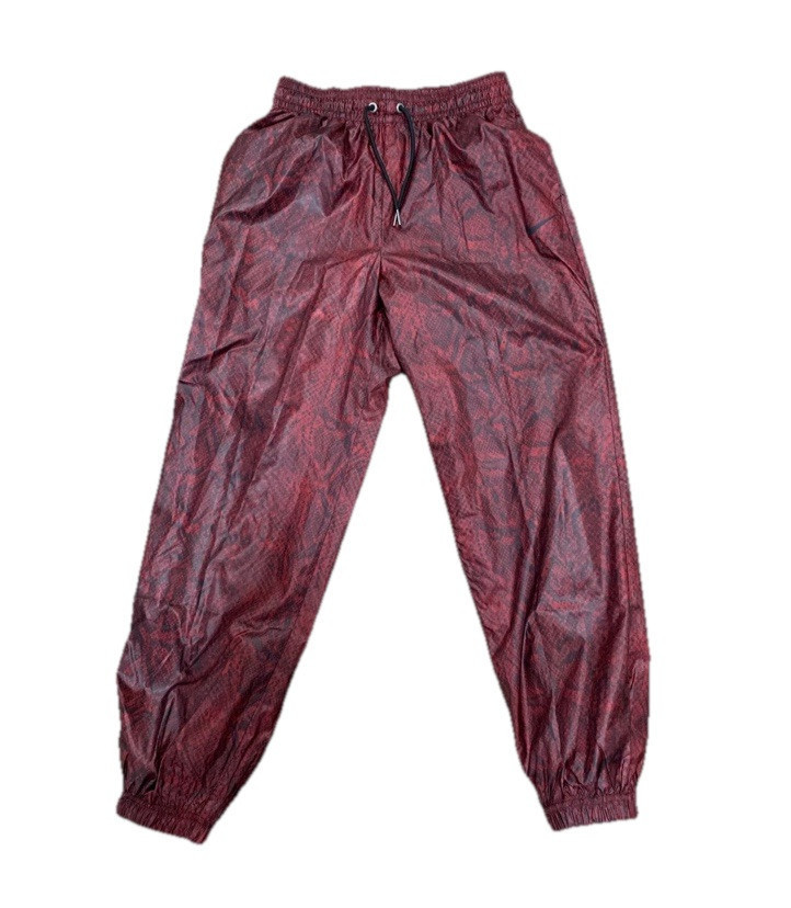 Nike Red Python Print Jogger with Drawstring Wais… - image 3
