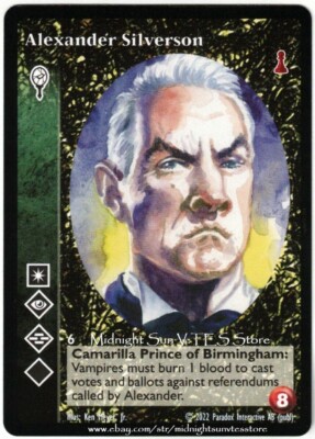 Alexander Silverson Malkavian New Blood 2022 V:TES VTES Vampire CCG