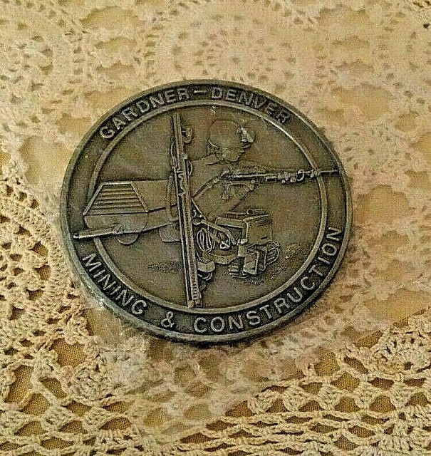 COOPER INDUSTRIES MEDALLION 150TH 1833 1983 GARDNER DENVER ROANOKE