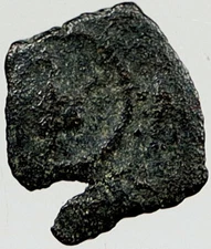 80BC Biblical Jerusalem Widow's Mite ALEXANDER JANNAEUS Coin HENDIN 1153 i120762