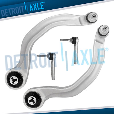 Front Lower Rearward Control Arms Outer Tie Rods for 2017 - 2023 Tesla Model 3 Y