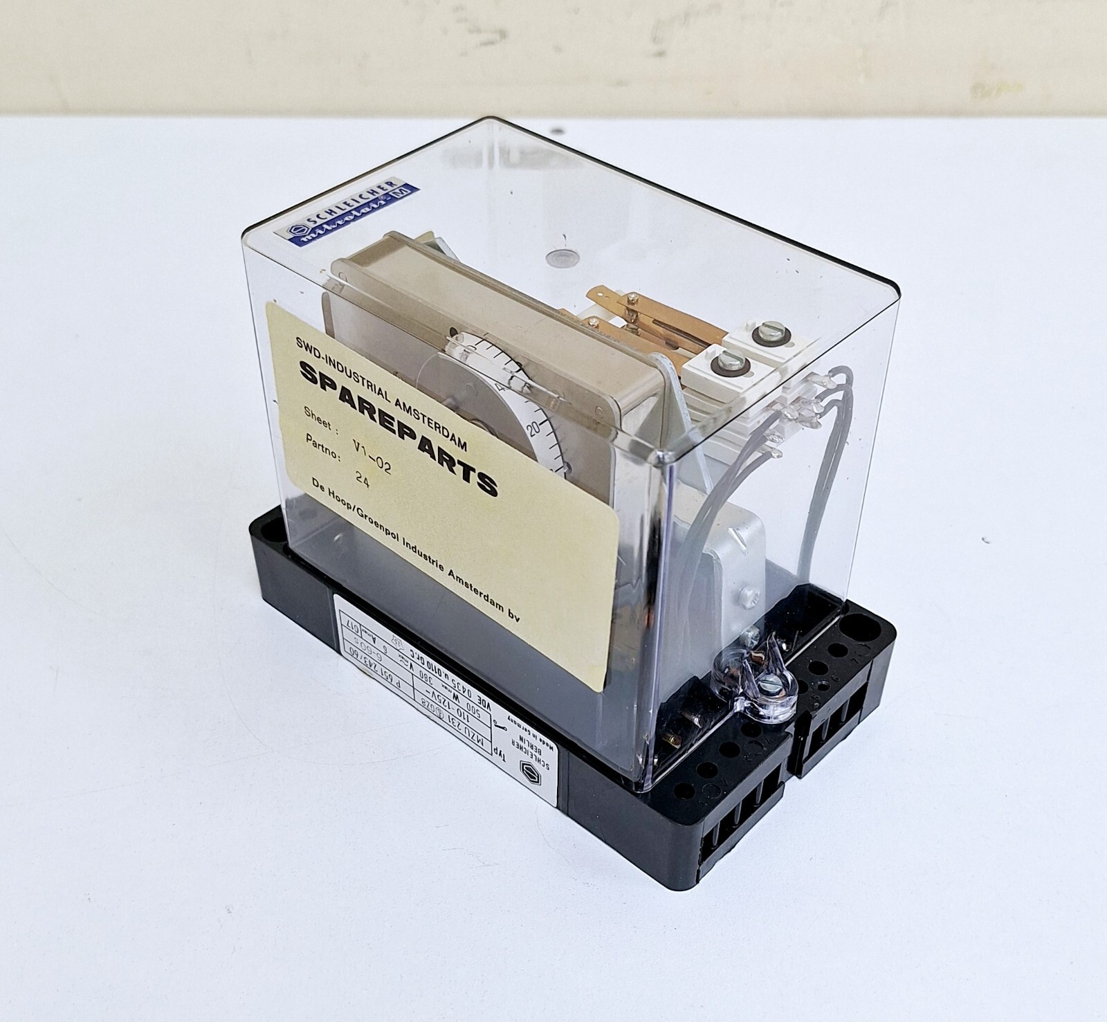 Schleicher MZU231 Time Relay 110-125 VDC 6-60s