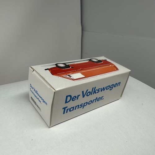 Schabak 1:43 Volkswagen Transporter VW T3 1040 1041 Werbeschachtel Dealer - gold - Picture 6 of 6