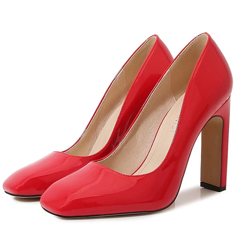 Thick heels clearance pumps