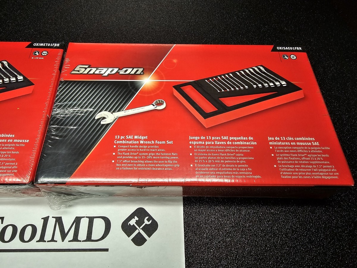 Snap-on Tools USA NEW 27pc SAE Metric MIDGET Wrench Set