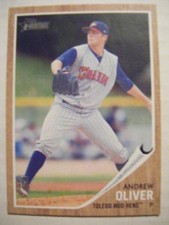 ANDREW OLIVER TIGERS 2011 Topps Heritage Minors baseball card OKLAHOMA STATE 178