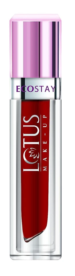 Lotus Make-Up Ecostay Opaco Labbra Lacca, Rosa Bloom Rosso 4g - Immagine 2 di 4