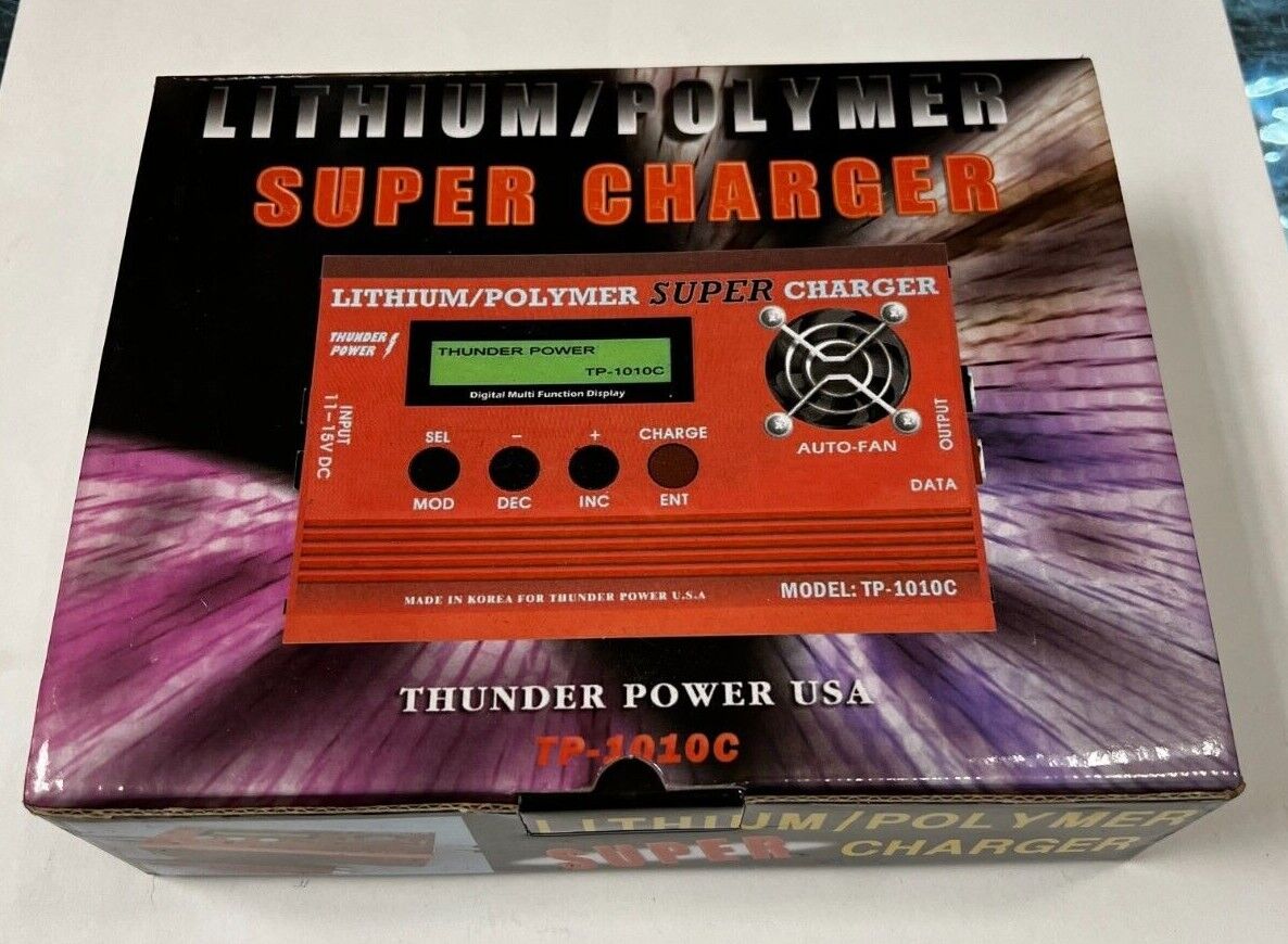 New Thunder Power TP-1010C RC Remote Control Airplane Helicopter Battery Charger