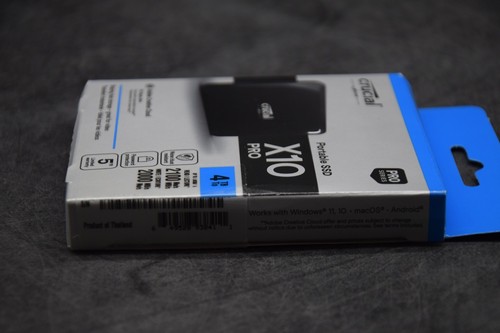 Crucial X10 Pro 4 To USB-A SSD externe portable (CT4000X10PROSSD9) Neuf facture - Photo 6/6