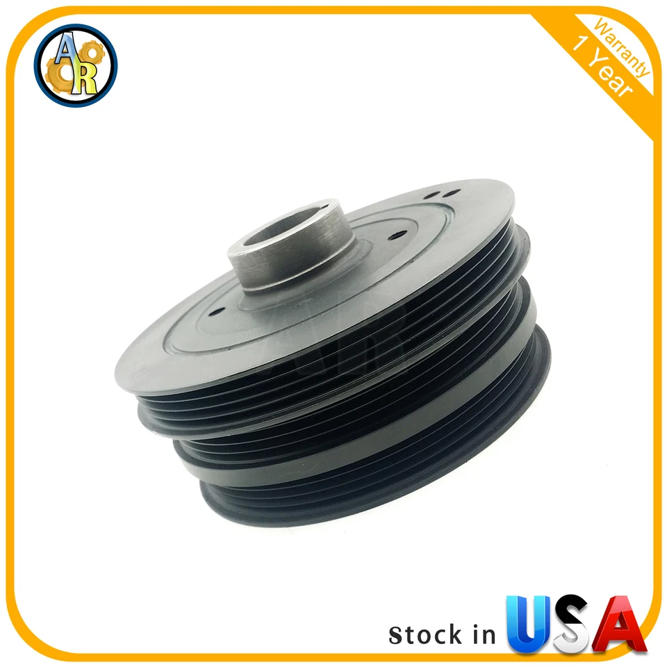 Polea equilibradora armónica del cigüeñal para Toyota Tacoma Tundra 4Runner Foto 2 de 4