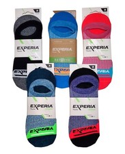 Thorlos Experia No Show Liner Loafer Socks 1 Pair Pink Teal Blue Black Purple