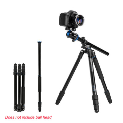 Benro FGP28A Travel Tripod Go Plus 4-Section Aluminum with Monopod Conversion