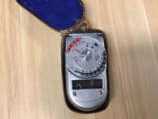 Vintage Sekonic Auto-Leader Light Meter Model 38 Zero Adjust with Case Strap